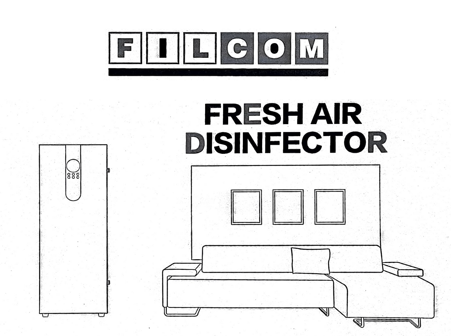 FILCOM AirCleaner P6 Air Scrubber. (FREE SHIPPING)